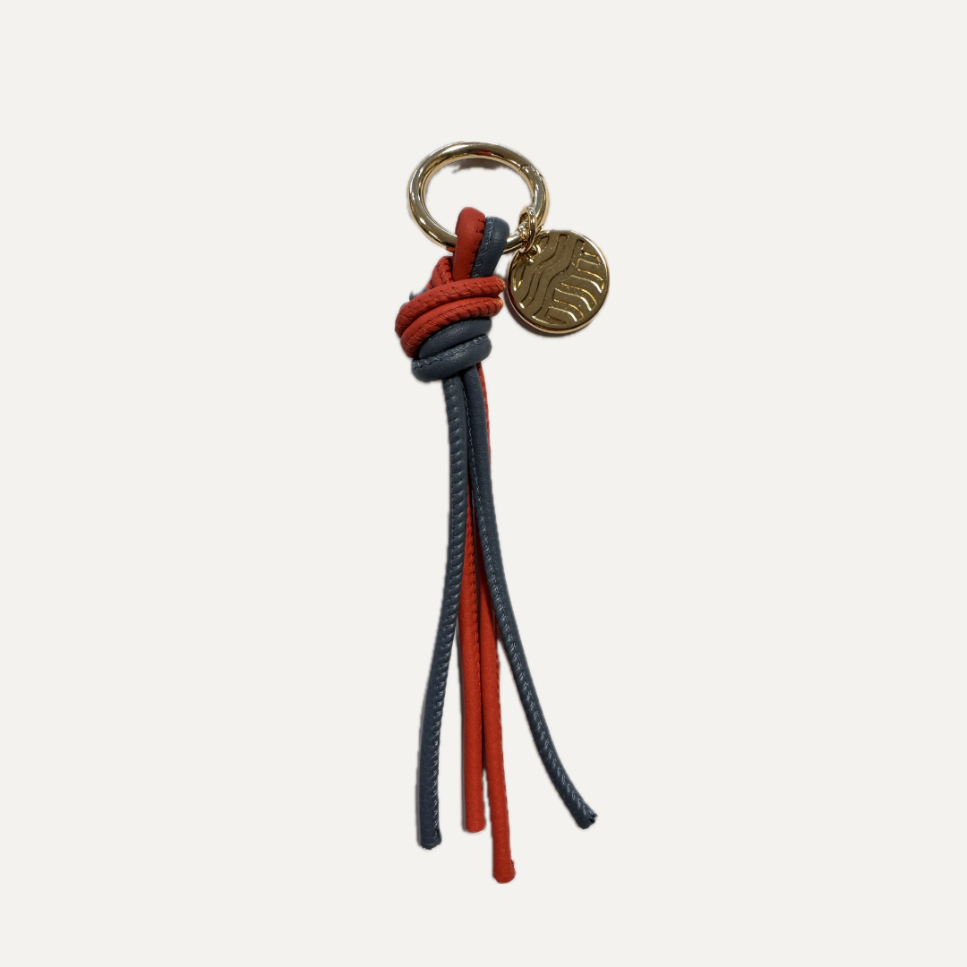 CHARM BORLA en piel vacuno color ROJO y AZUL