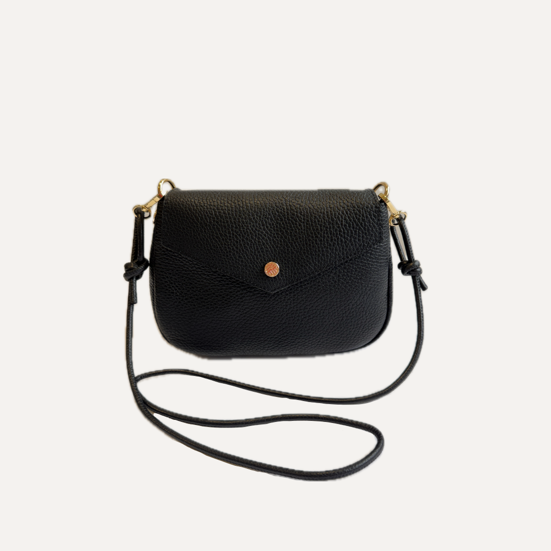 THE MAYI BAG - Bolso en piel vacuno color NEGRO