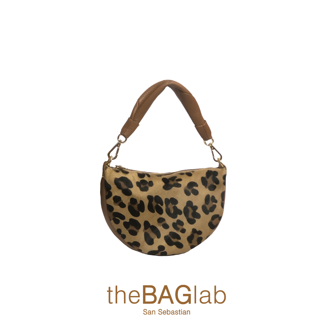 THE BABY GONDOLA BAG - Bolso en piel vacuno ANIMAL PRINT