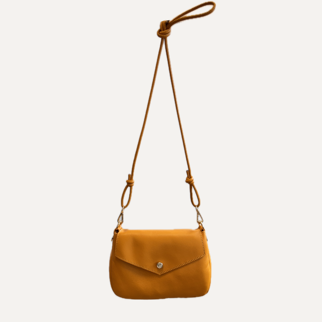 THE MAYI BAG - Bolso en piel vacuno color GIRASOL