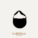 THE BABY GONDOLA BAG VELVET- Bolso en TERCIOPELO color NEGRO