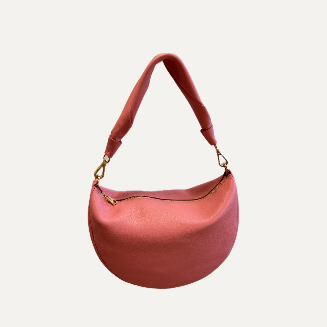 THE MINI GONDOLA BAG - Bolso en piel vacuno color ROSA