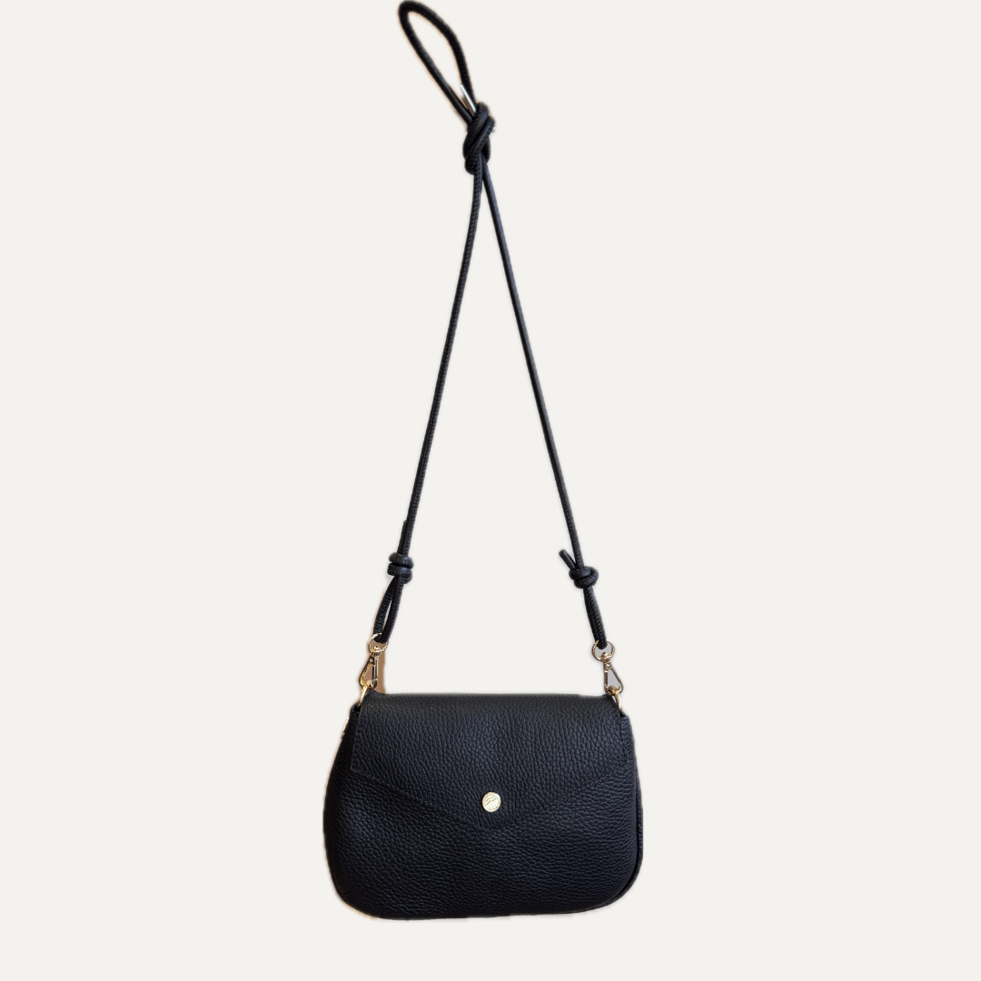 THE MAYI BAG - Bolso en piel vacuno color NEGRO