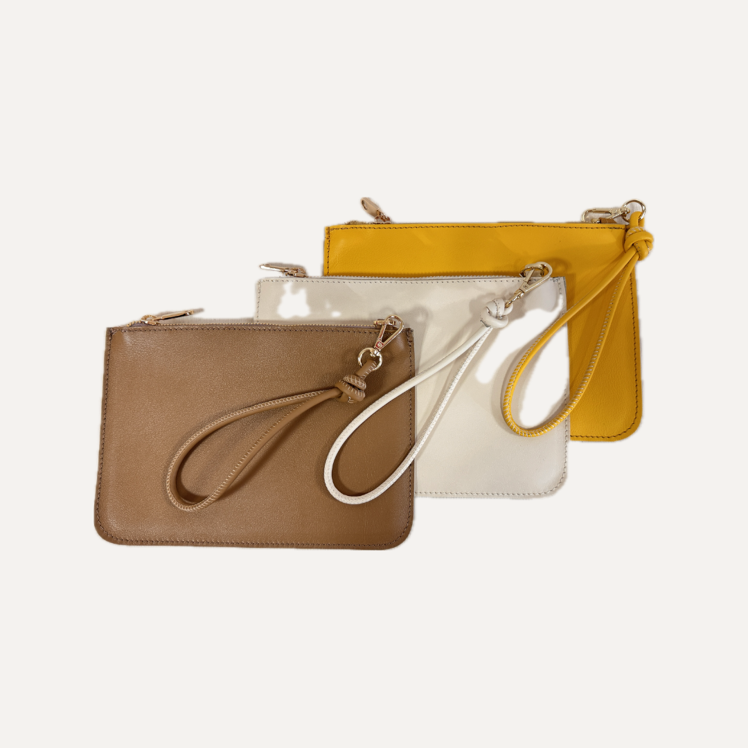 THE GALA CLUTCH - Cartera de mano color TAUPE