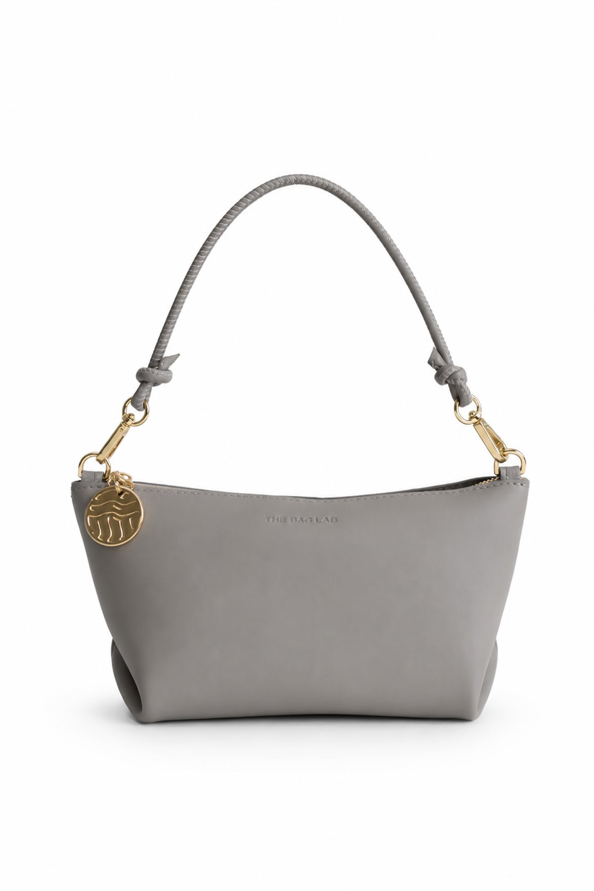 THE MINI MARINA BAG - Bolso en piel vacuno GRIS
