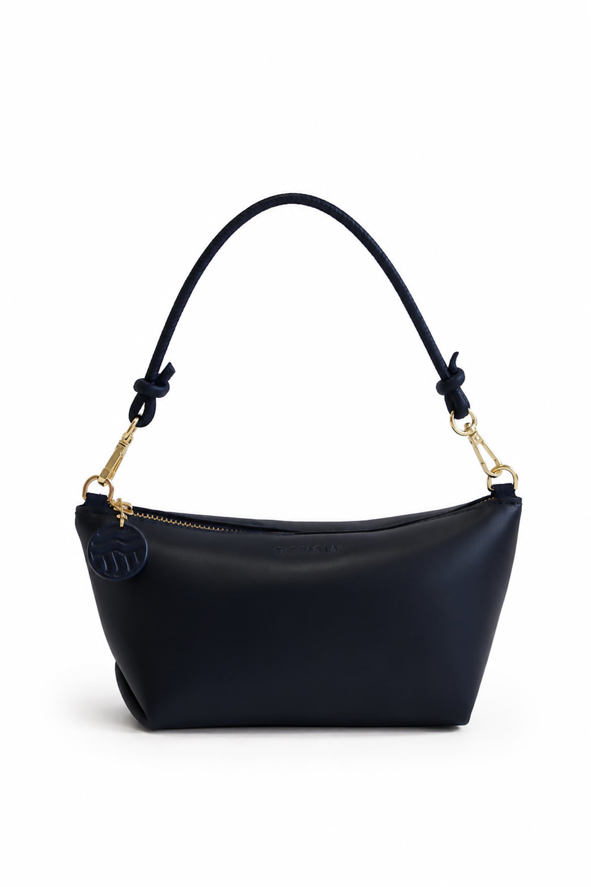 THE MINI MARINA BAG - Bolso en piel vacuno MARINO