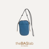 THE LORE BAG - Bolso en piel vacuno color AZUL