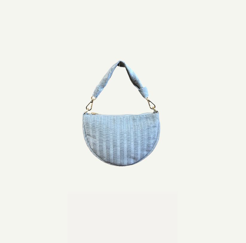 THE BABY GONDOLA BAG - Bolso RASO PLISÉ color GRIS
