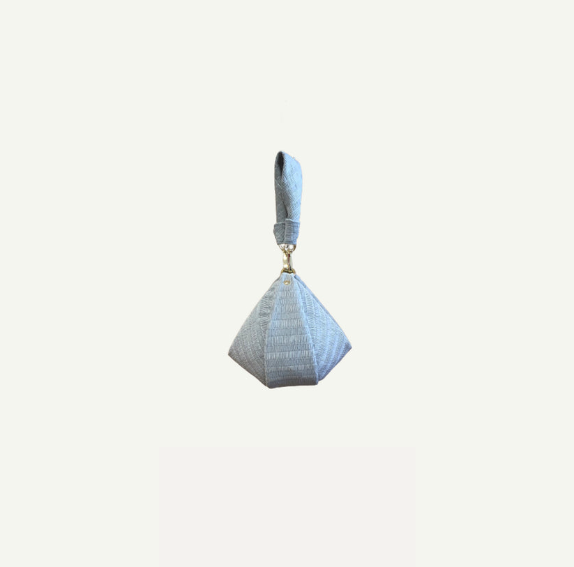 THE BABY GONDOLA BAG - Bolso RASO PLISÉ color GRIS