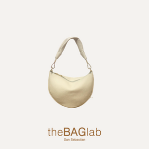 THE BABY GONDOLA BAG - Bolso en piel vacuno color IVORY