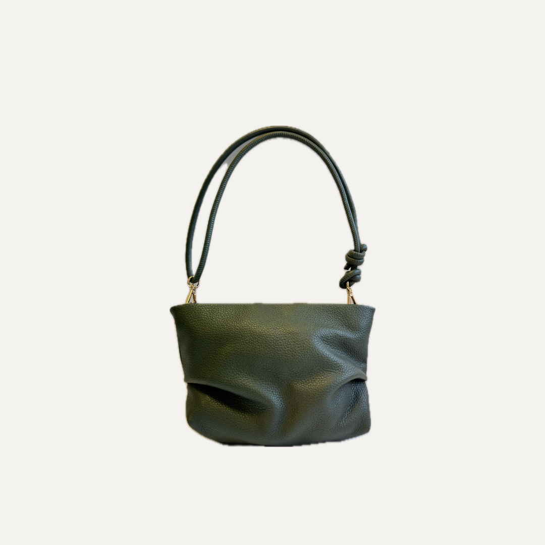 THE RITA BAG - Bolso en piel vacuno color FOREST