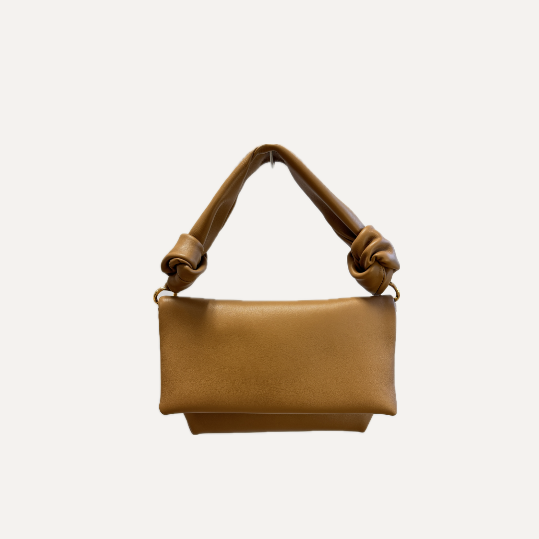 THE AITANA BAG - Bolso en piel vacuno color MOKA