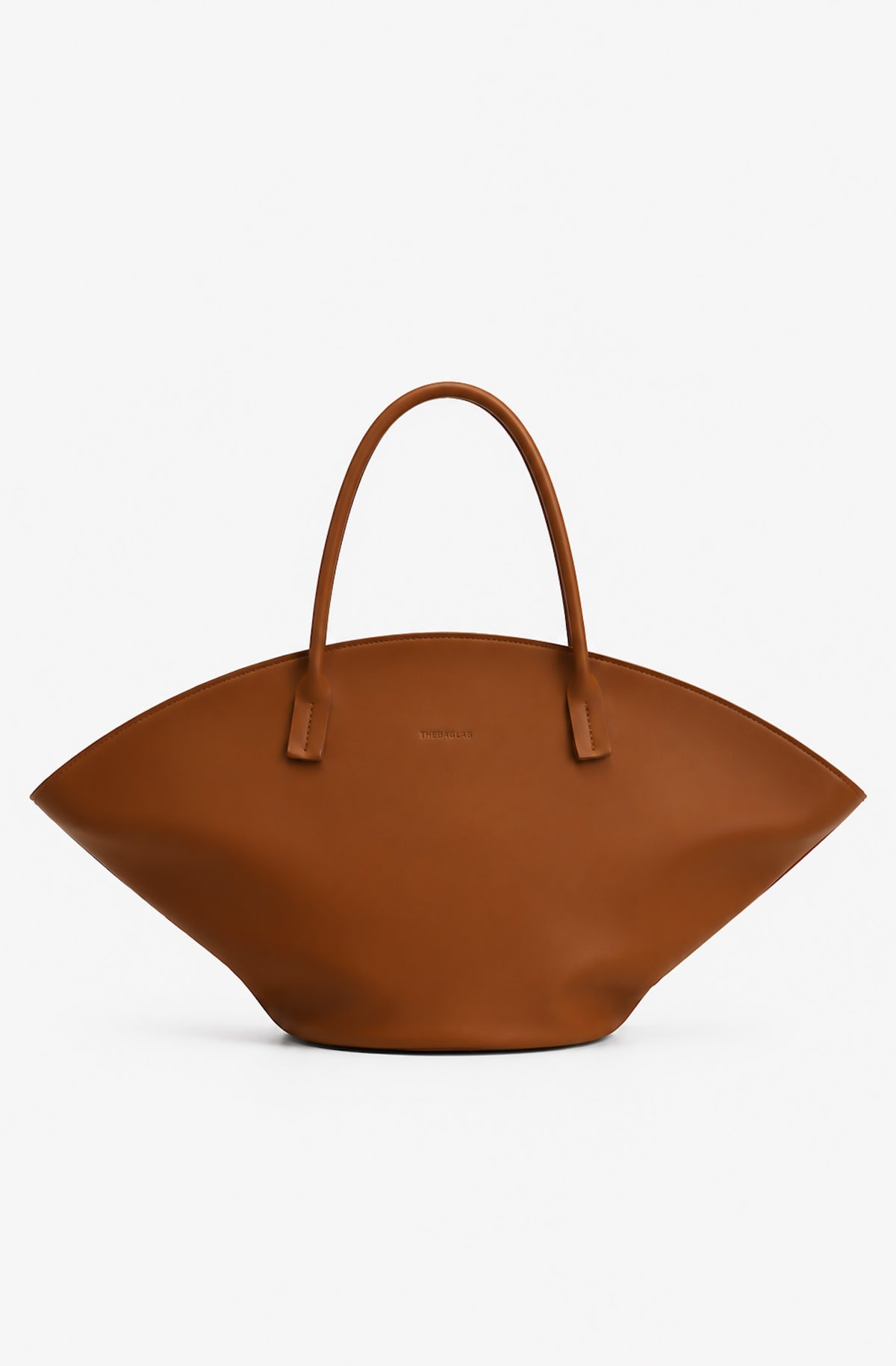 THE ABANICO BAG - Bolso en piel vacuno CARAMELO