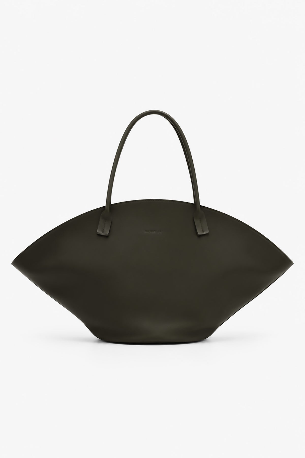 THE ABANICO BAG - Bolso en piel vacuno VERDE