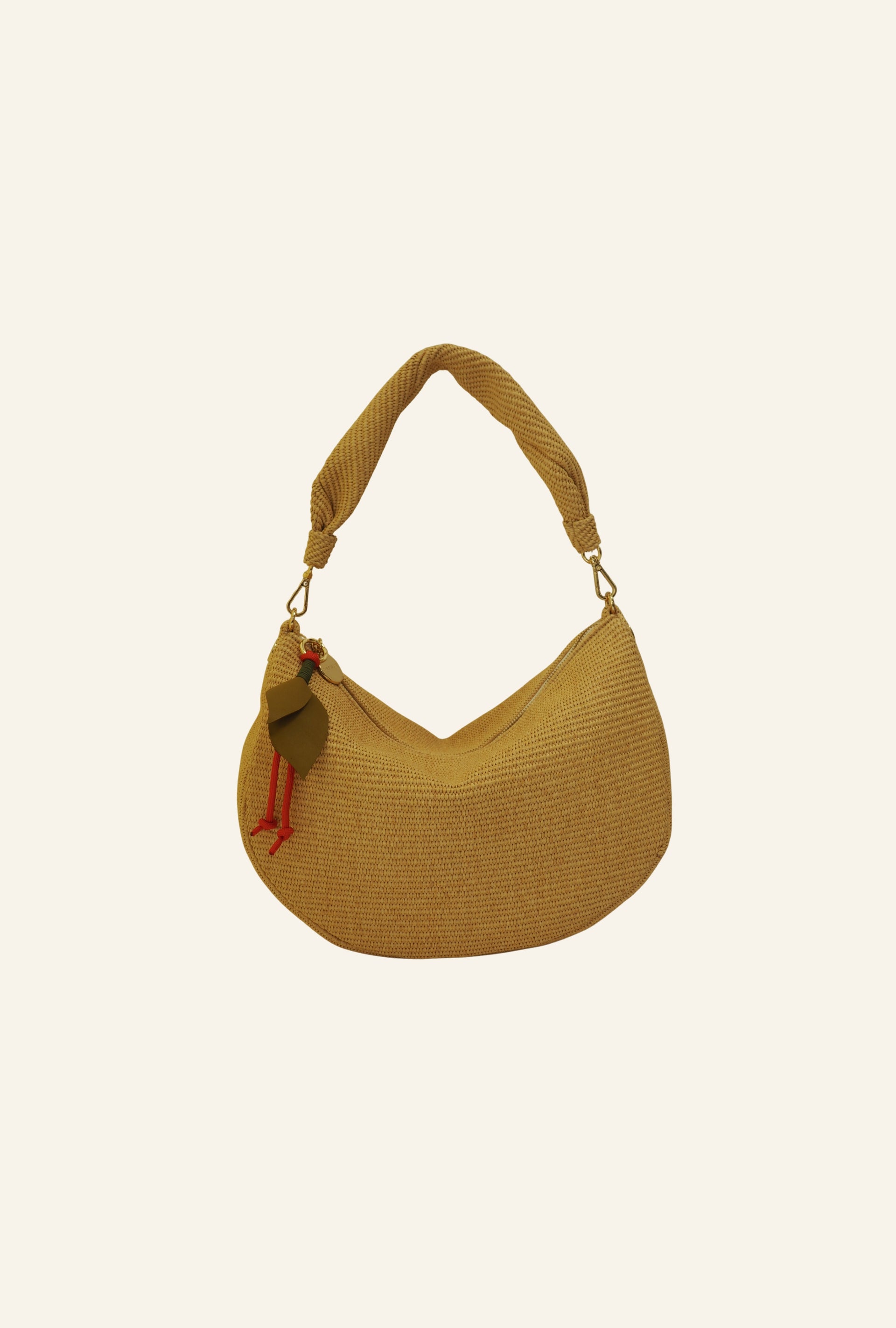 THE GONDOLA BAG - Bolso en RAFIA color NATURAL