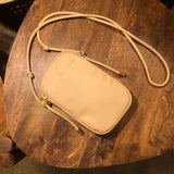 THE LORE BAG - Bolso en piel vacuno color CAMEL