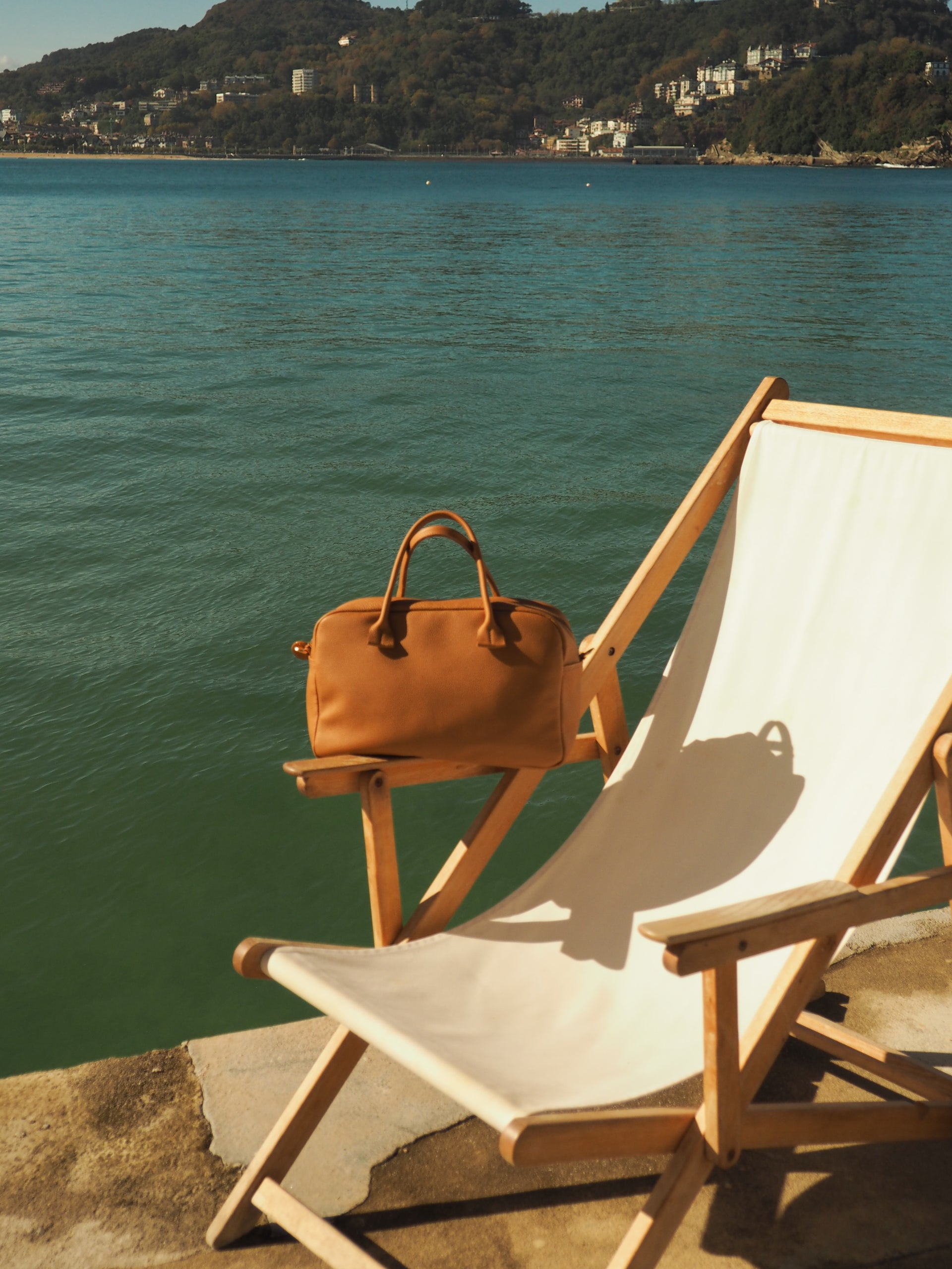 THE GALA BAG - Bolso en piel vacuno color CAMEL