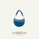 THE BABY GONDOLA BAG - Bolso en piel vacuno color PETRÓLEO