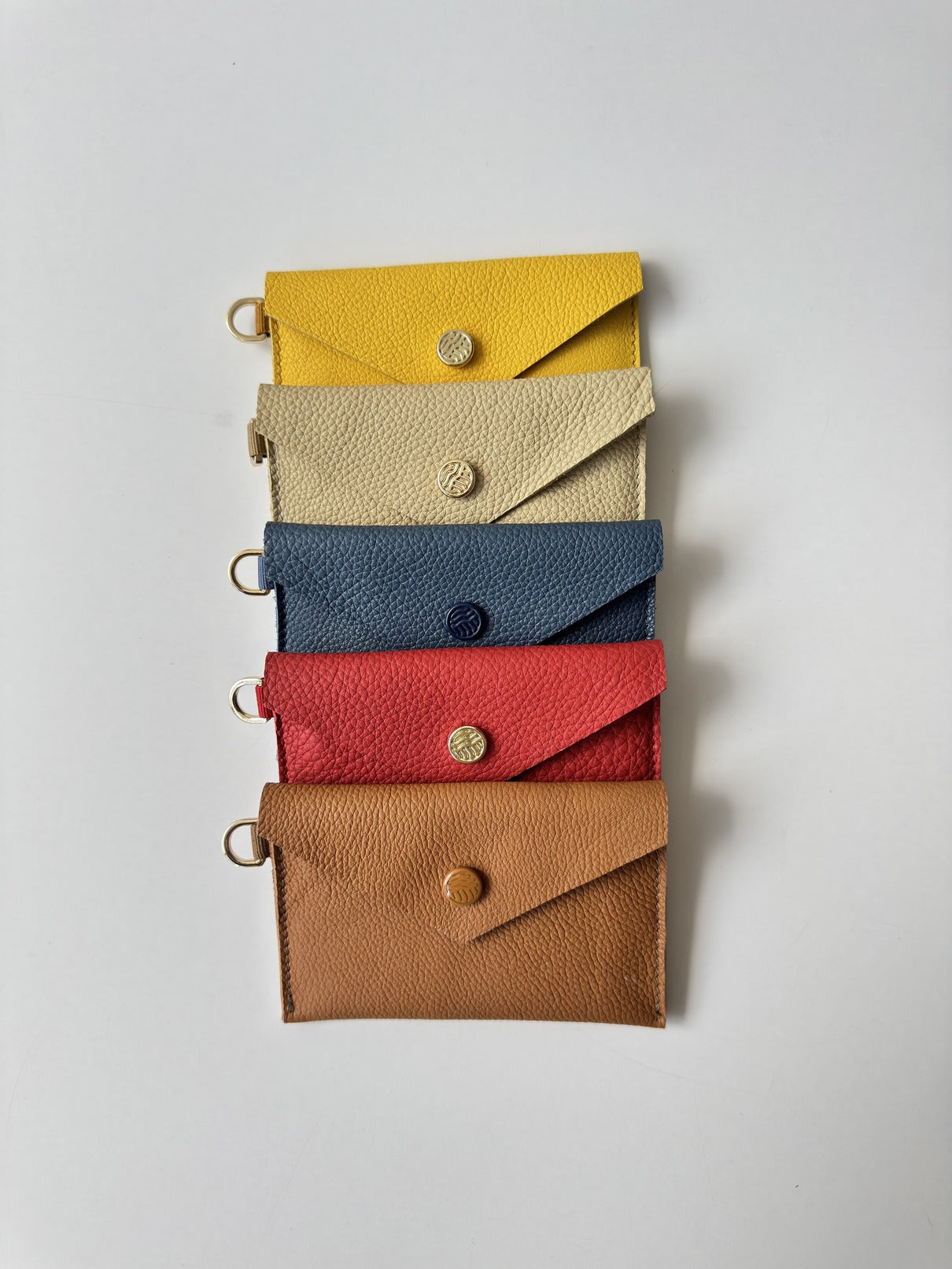 MONEDERO CHARM en piel vacuno color ROJO