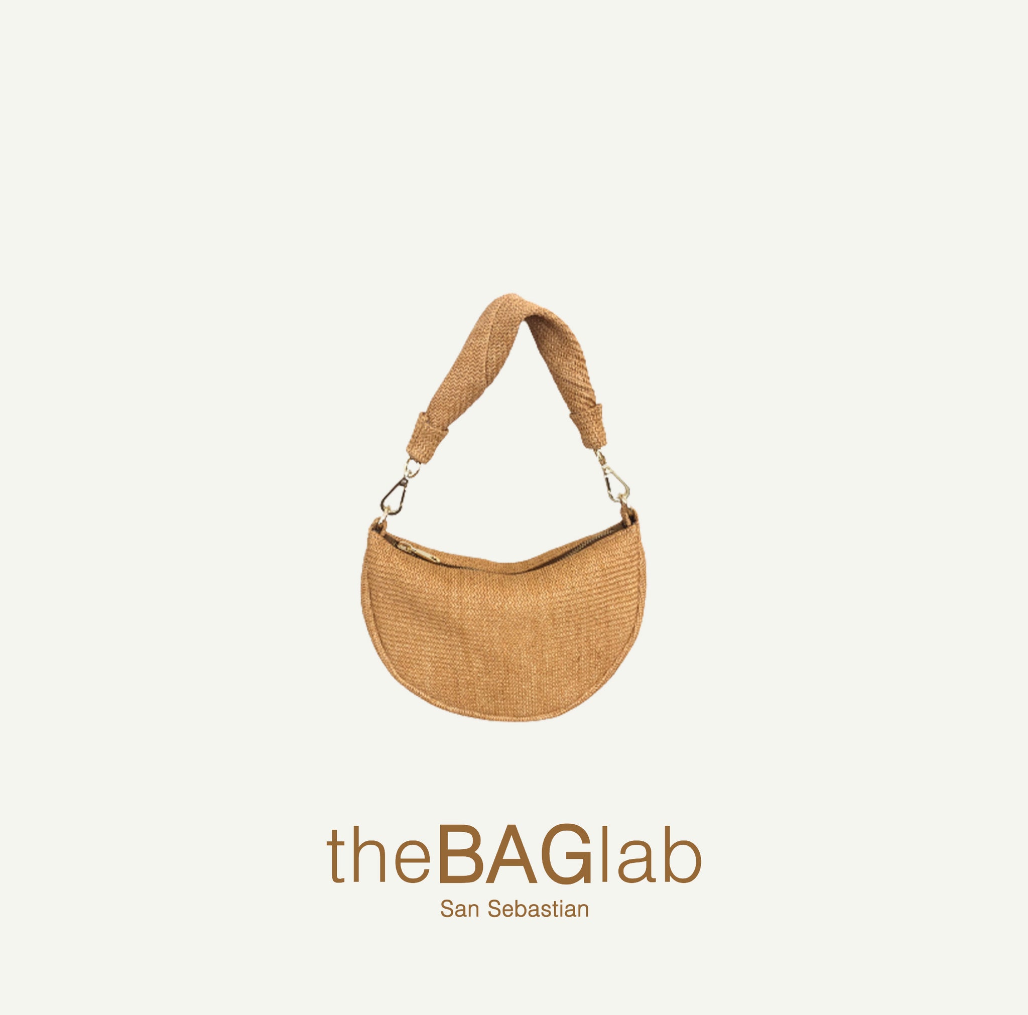 THE BABY GONDOLA BAG - Bolso en RAFIA color NATURAL