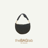 THE BABY GONDOLA BAG - Bolso RASO PLISÉ color NEGRO