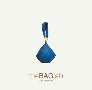 THE BABY GONDOLA BAG - Bolso en piel vacuno color PETRÓLEO