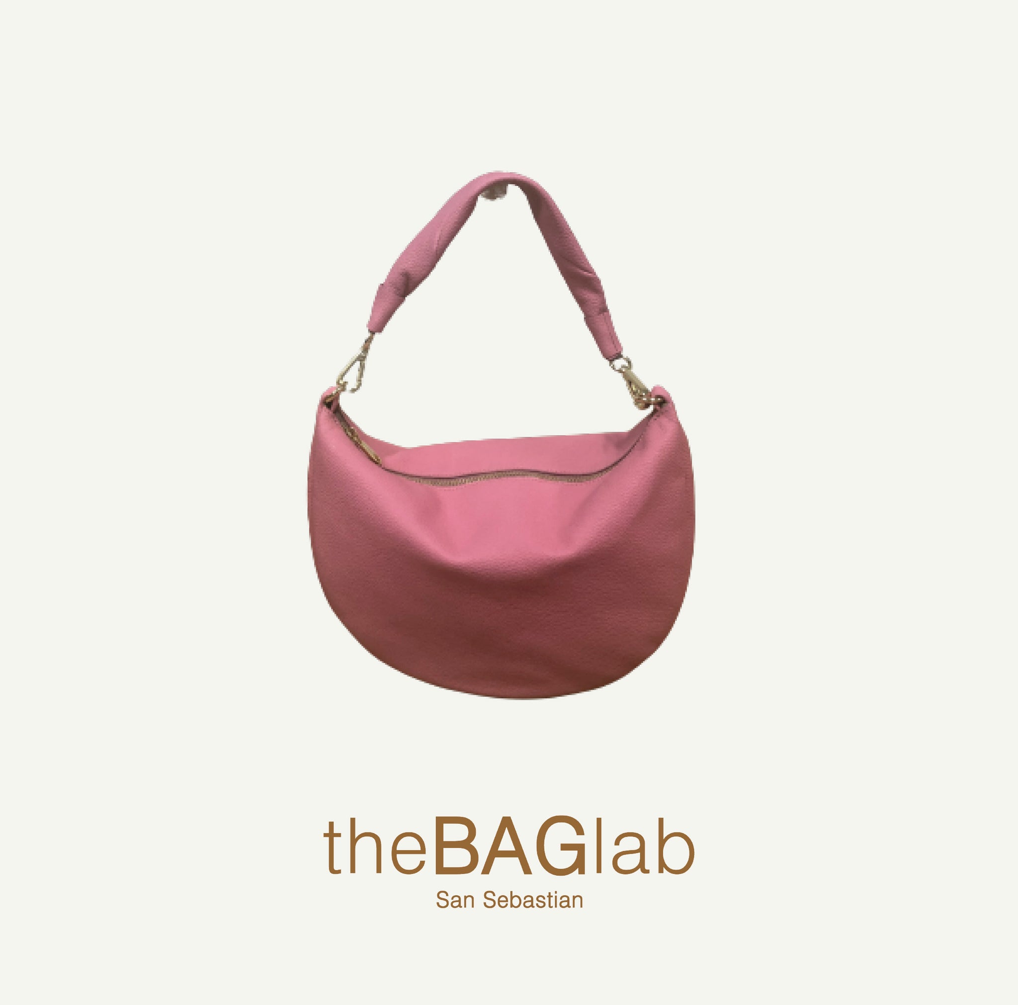 THE MINI GONDOLA BAG - Bolso en piel vacuno color ROSA