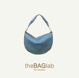 THE MINI GONDOLA BAG - Bolso en piel vacuno color AQUA