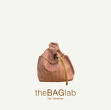 THE BABY JULIA BAG - Bolso RASO PLISÉ color NUDE