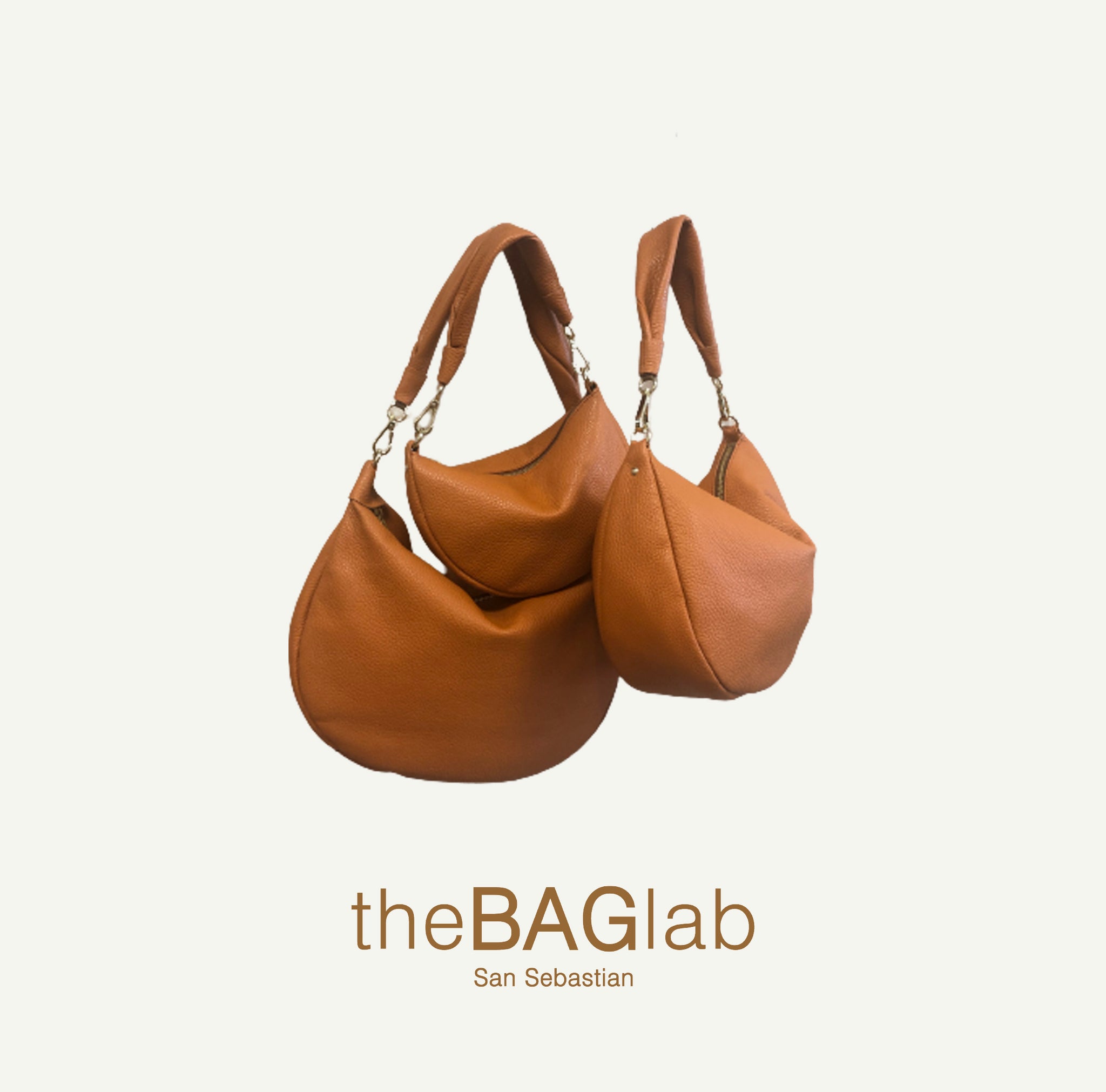 THE MINI GONDOLA BAG - Bolso en piel vacuno color IVORY