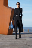 THE TASSEL BAG - Bolso piel vacuno color BLUE