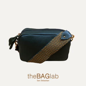 THE MINI SABELA BAG - Bolso en piel vacuno color KAKHI