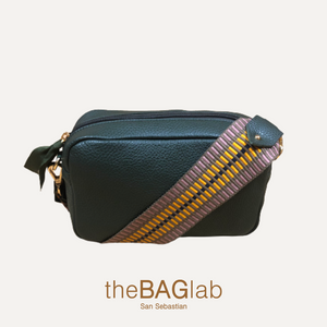 THE MINI SABELA BAG - Bolso en piel vacuno color KAKHI