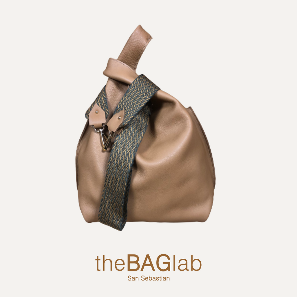 THE JULIA BAG Bolso en piel vacuno color TOFFEE TheBagLab
