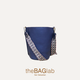 THE EVA BAG - Bolso en piel vacuno color NAVY