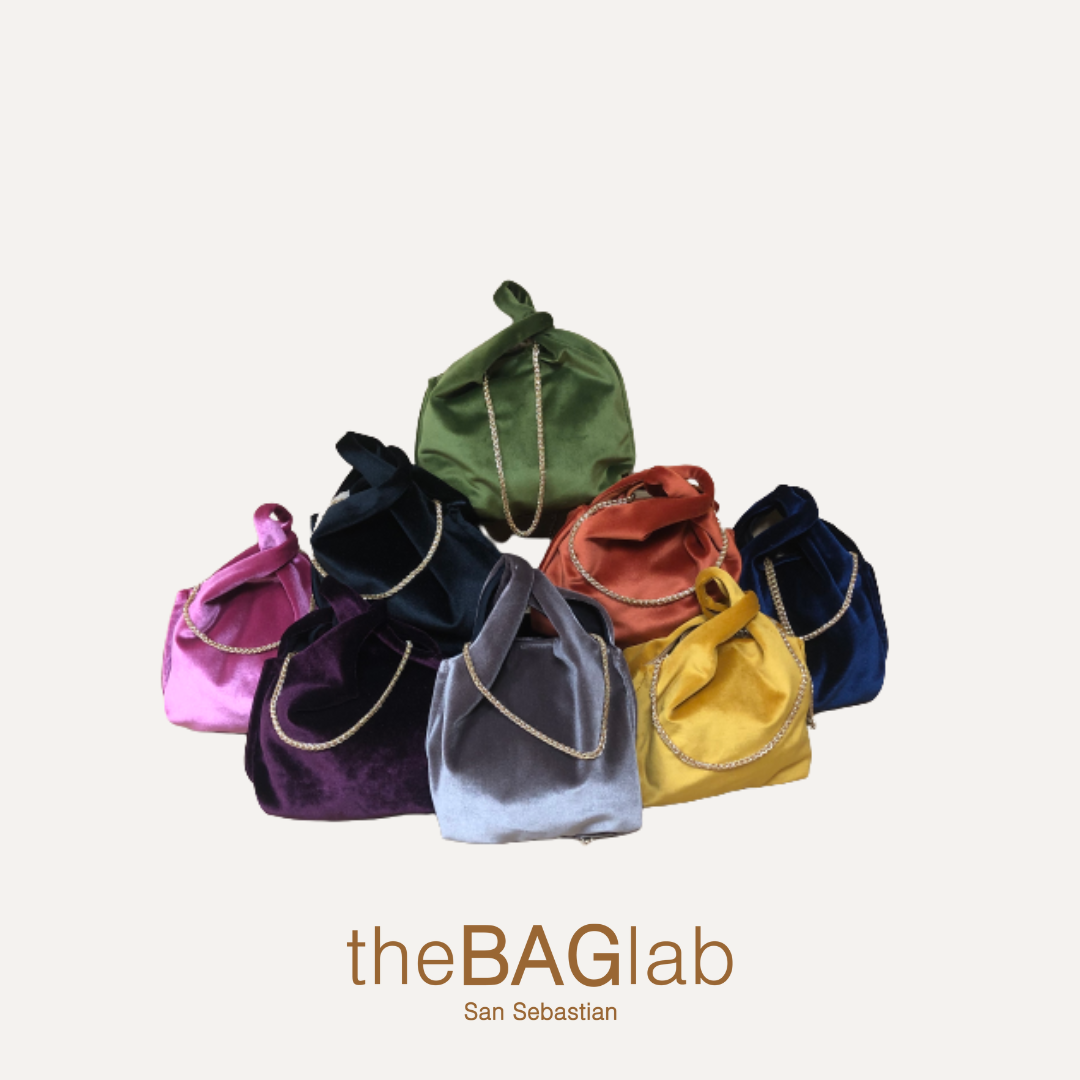 THE BABY JULIA BAG NEW VELVET - Bolso en terciopelo color DALIA