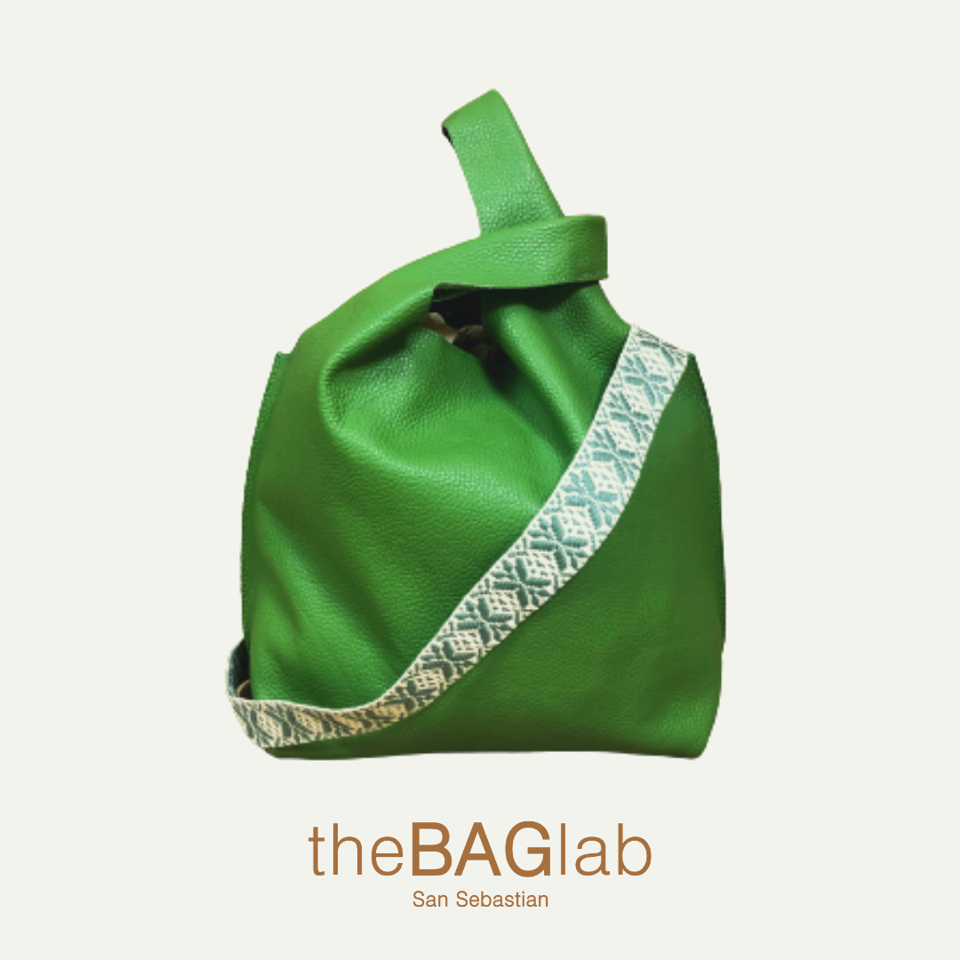 THE JULIA BAG - Bolso en piel vacuno color VERDE